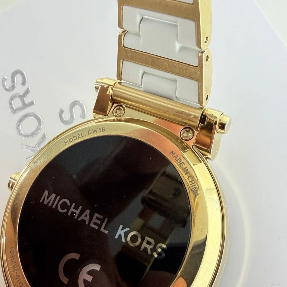 Michael Kors Access Women's Smart Watch Sofie Gold MKT5039 White NEW